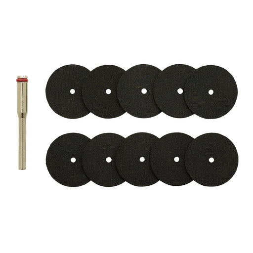Draper Cutting Wheels & Holder for D20 Engraver/Grinder (10 Piece)