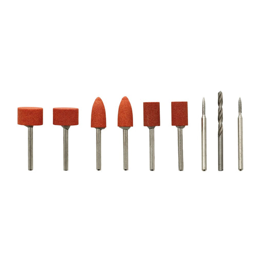 Draper Grinding/Drilling Points Set for D20 Engraver/Grinder 9 Piece