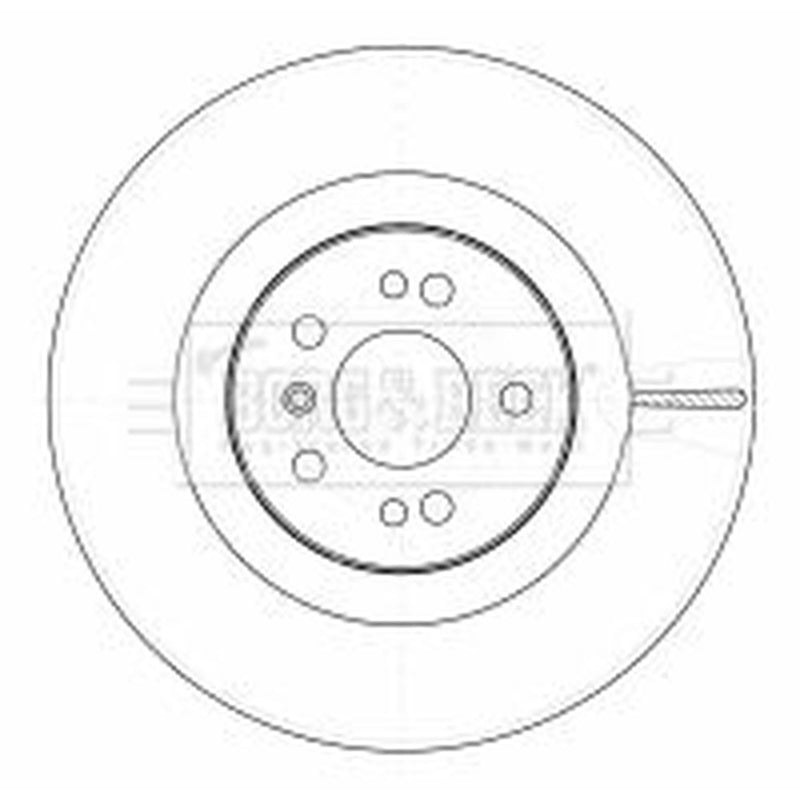 Borg & Beck 2 x Vented Front Brake Discs BBD5790S