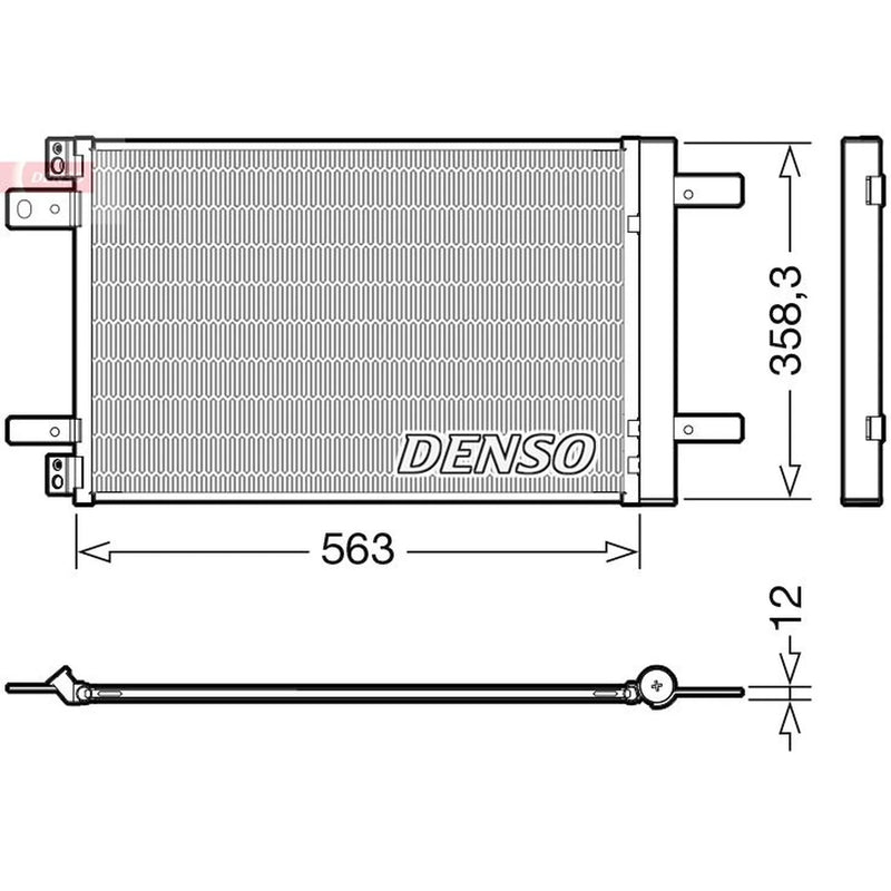 Denso Air Conditioning Condenser DCN21032