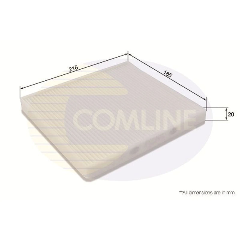 Comline Cabin Air Filter (Pollen Filte EKF407