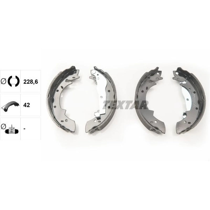 Textar Brake Shoe Set Axle Kit 91030400
