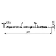 Bosch Handbrake Cable Rear 1 987 482 854