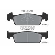 Textar Front Brake Pad Set 2573801