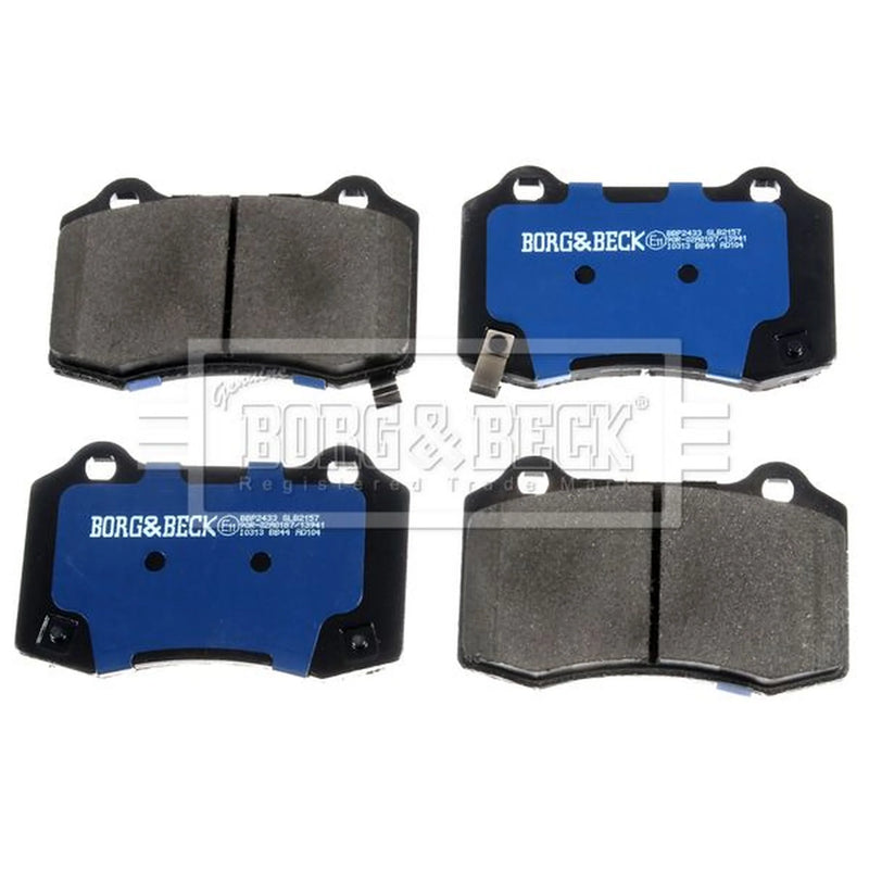Borg & Beck 4 x Rear Brake Pad Set BBP2433