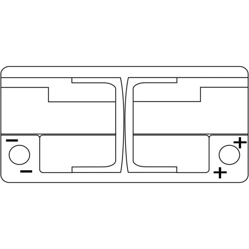 Exide Battery 12V 100Ah 900A EA1000