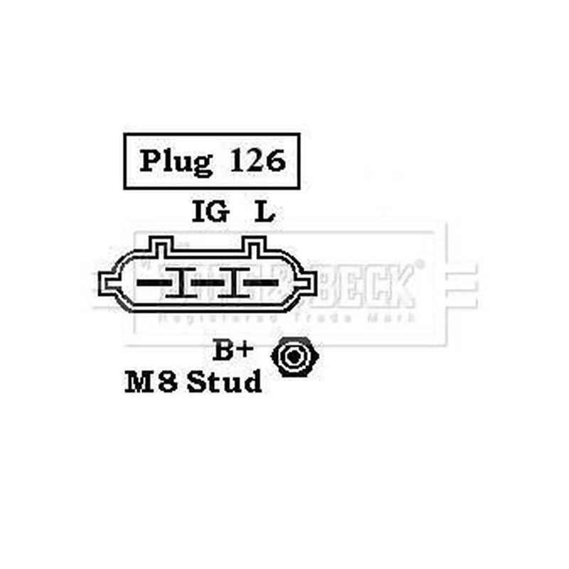 Borg & Beck Car Alternator 12V BBA2197
