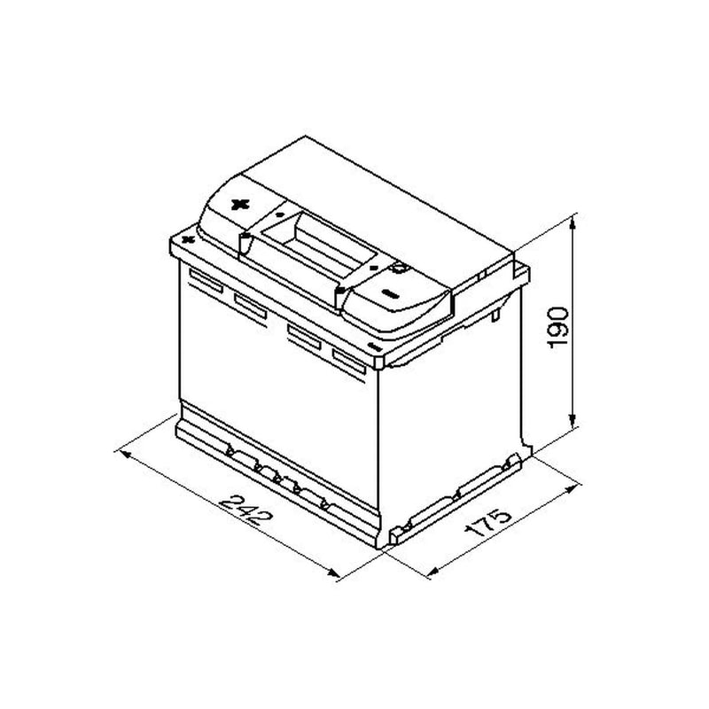 Bosch Batteries Battery 12V 60Ah 540A 0 092 S40 060