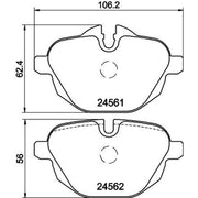 DON Rear Brake Pad Set PCP1034