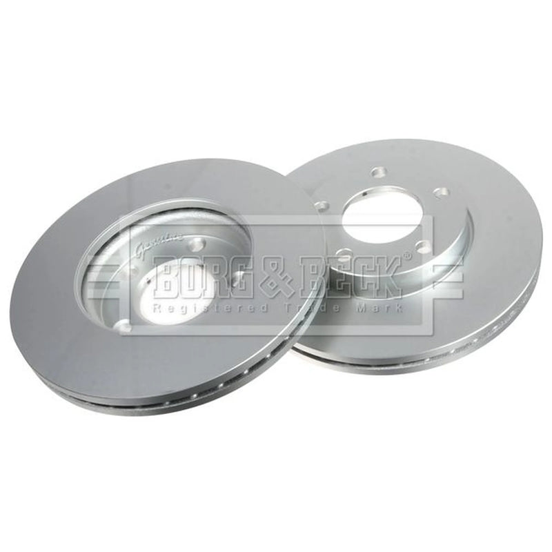 Borg & Beck 2 x Vented Front Brake Discs BBD4447