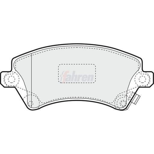 Fahren Front Brake Pad Set FBP3100