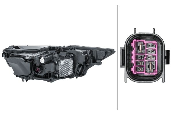 Hella 1ZX 013 377-131 Headlight