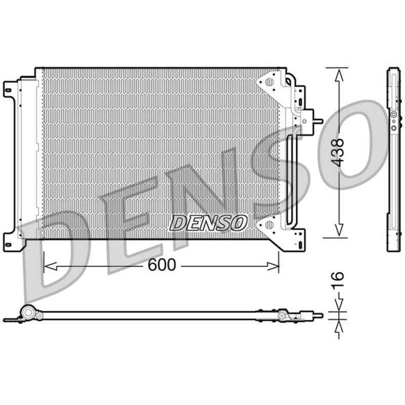 Denso Air Conditioning Condenser DCN12004