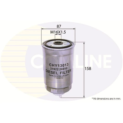 Comline Fuel Filter Element CHY13013