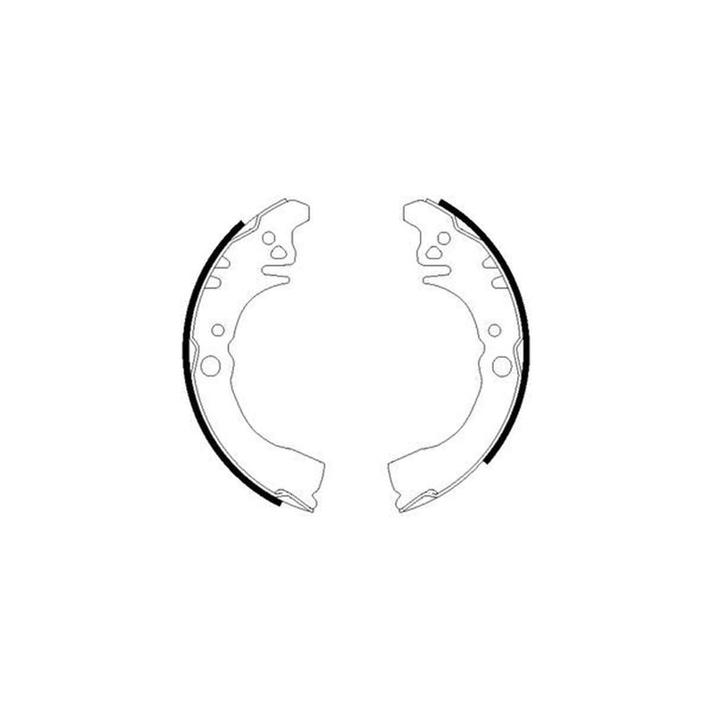 Textar Brake Shoe Set Axle Kit 91057500