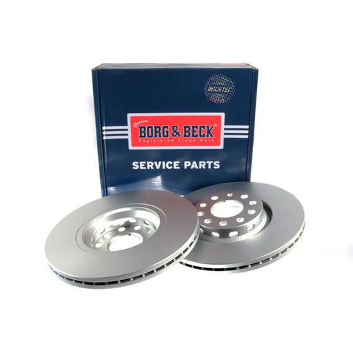 Borg & Beck 2 x Vented Front Brake Discs BBD4243