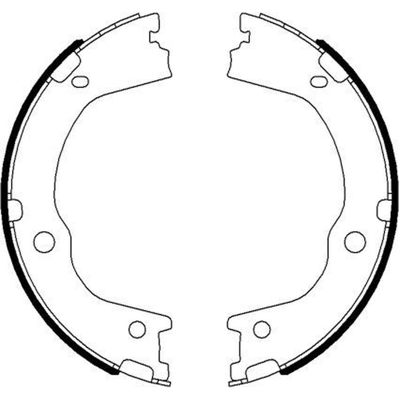 Textar Parking Brake Shoe Set 91075900