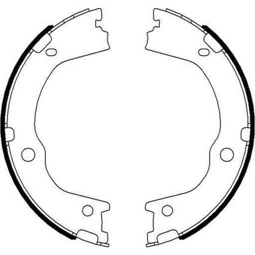 Mintex Parking Brake Shoe Set MFR669