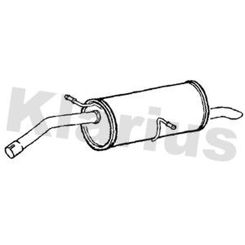 Klarius Box With Tail Pipe Rear CN784M