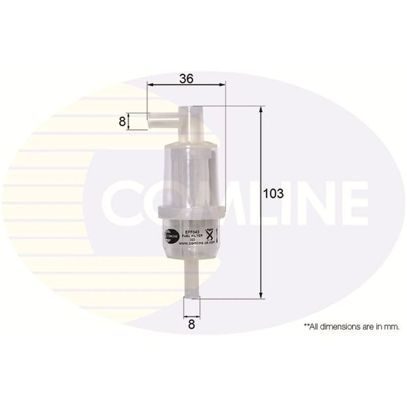 Comline Fuel Filter Element EFF043