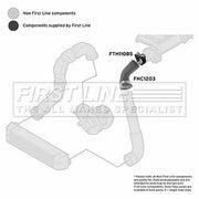First Line Intercooler Turbo Charge Air Hose FTH1203