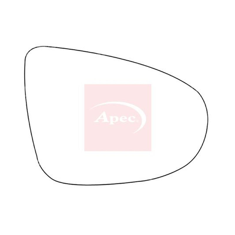Apec Exterior Wing Mirror Glass Right AMS2048