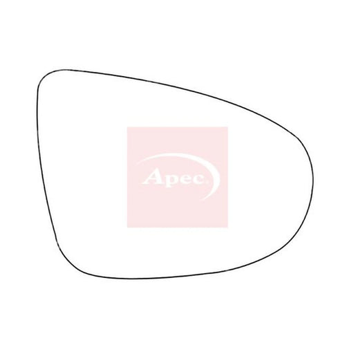 Apec Exterior Wing Mirror Glass Right AMS2048