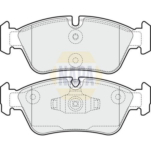 NAPA Front Brake Pad Set NBP1055
