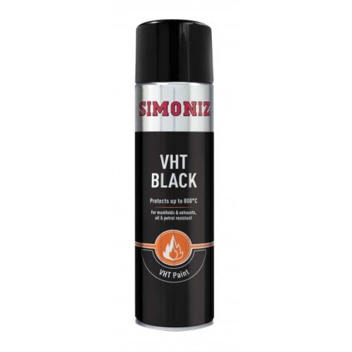 Simoniz Very High Temperature VHT Matt Black Spray Paint 500ml