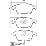 DON Front Brake Pad Set PCP1186