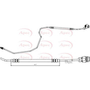 Apec Brake Hydraulic Hose Line Rear Right HOS3792