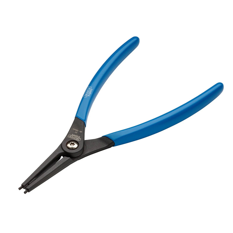 Draper Expert Circlip Pliers, 225mm Straight Tip