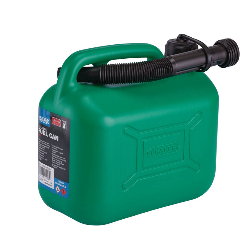 Draper Plastic Fuel Can - Multi-Capacity Options Available