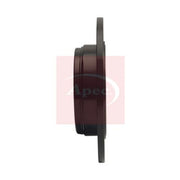 Apec 2 x Solid Rear Brake Discs DSK2337