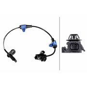 Hella ABS Wheel Speed Sensor Rear 6PU 358 217-551