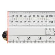 Faithfull Folding Rule White ABS Plastic 1m (36in) - FAIRULEFOLDW