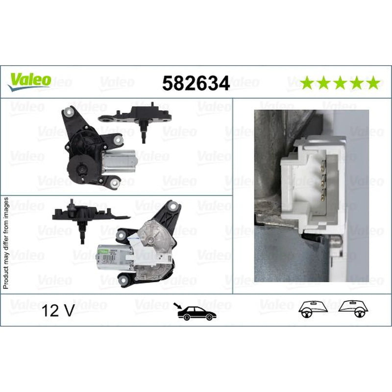 Valeo Front/Rear Wiper Motor Rear 582634