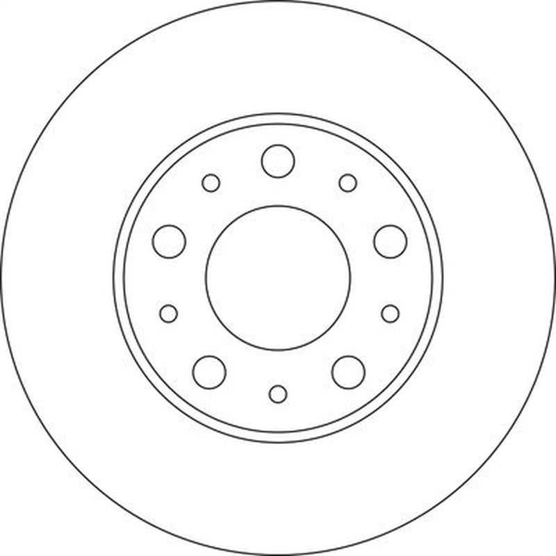 Abtex 2 x Vented Front Brake Discs BD1411V