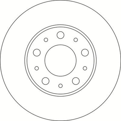 Abtex 2 x Vented Front Brake Discs BD1411V