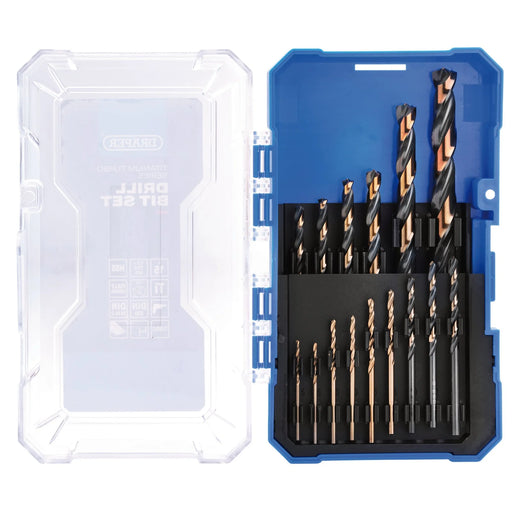 Draper HSS Turbo Titanium Drill Bit Set 15 Piece