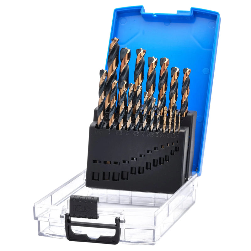 Draper HSS Turbo Titanium Drill Bit Set 19 Piece