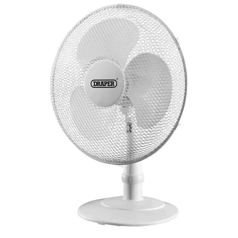 Draper Desk Fan 16" 400mm 45W Three Speed Oscillating