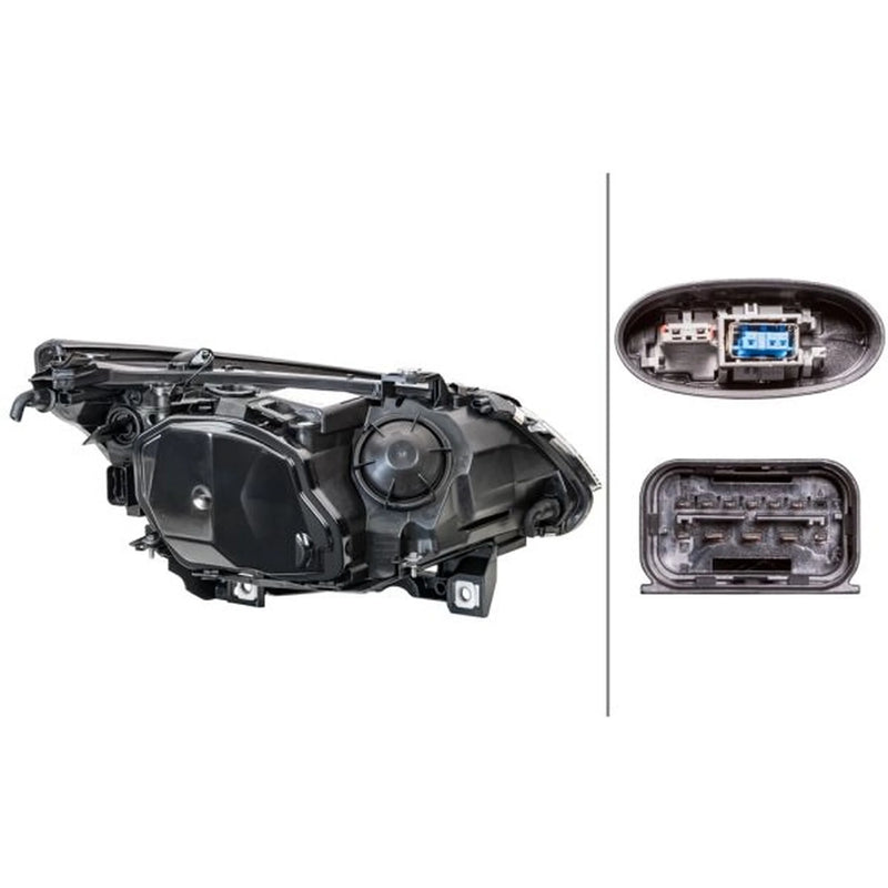Hella Headlight Headlamp D1S (gas discharge tube) Left 1LL 164 909-001