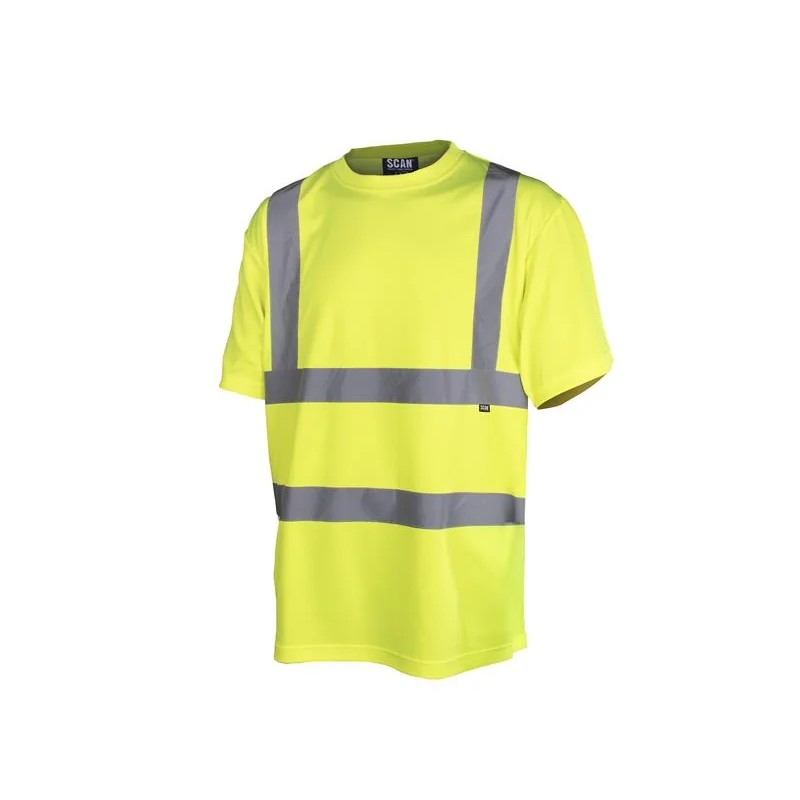 Scan Hi-Vis Yellow T-Shirt - L (44in) - SFTE01