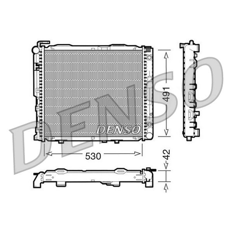 Denso Engine Radiator DRM17037