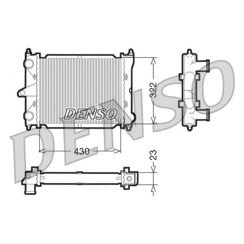 Denso Engine Radiator DRM32033