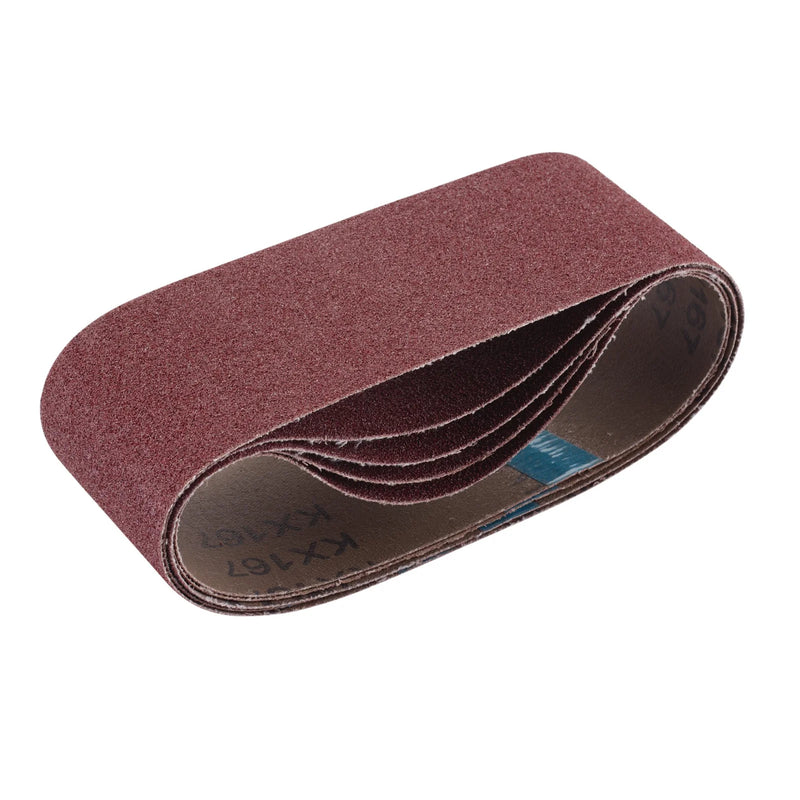 Draper Cloth Sanding Belt, 75 x Length Variations, 80 Grit (Pack of 5)