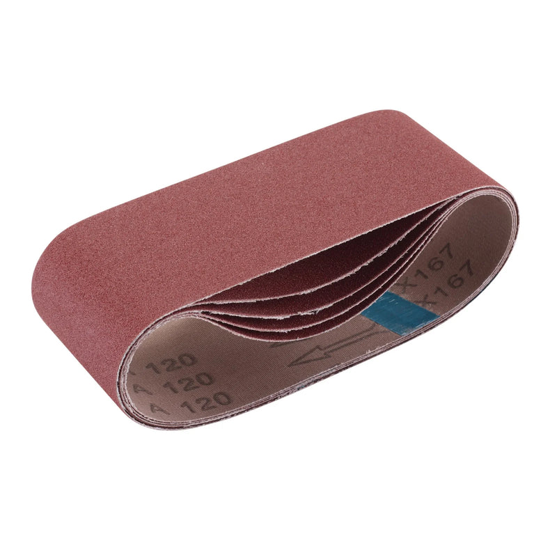 Draper Cloth Sanding Belt, 75 x Length Variations, 120 Grit (Pack of 5)