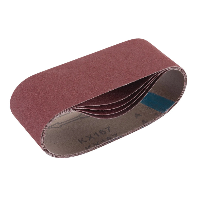 Draper Cloth Sanding Belt, 75mm, 180 Grit (Pack of 5)