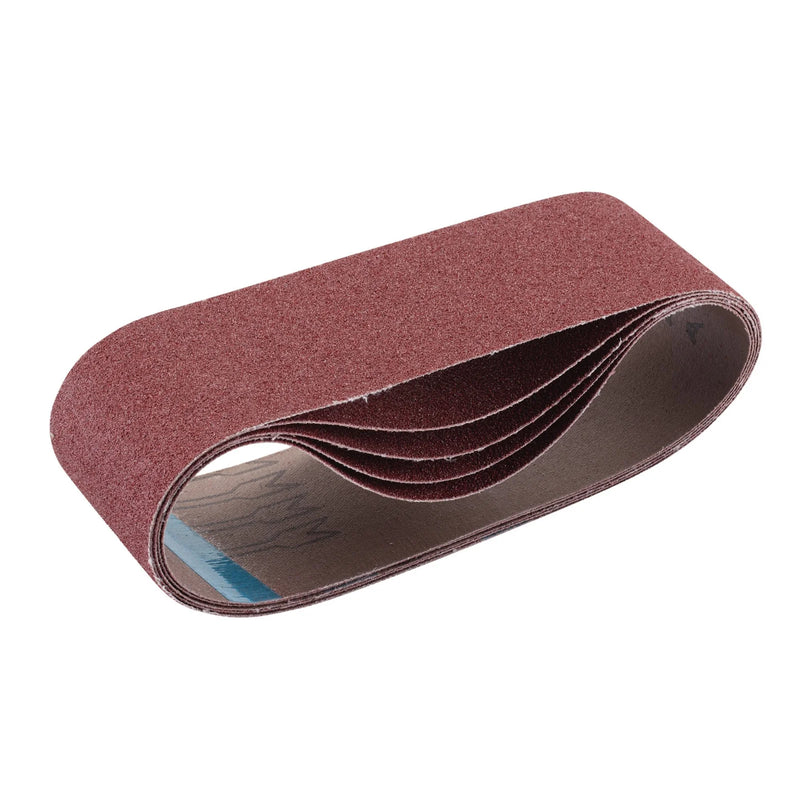 Draper Cloth Sanding Belt, 75 x Length Variations, 80 Grit (Pack of 5)